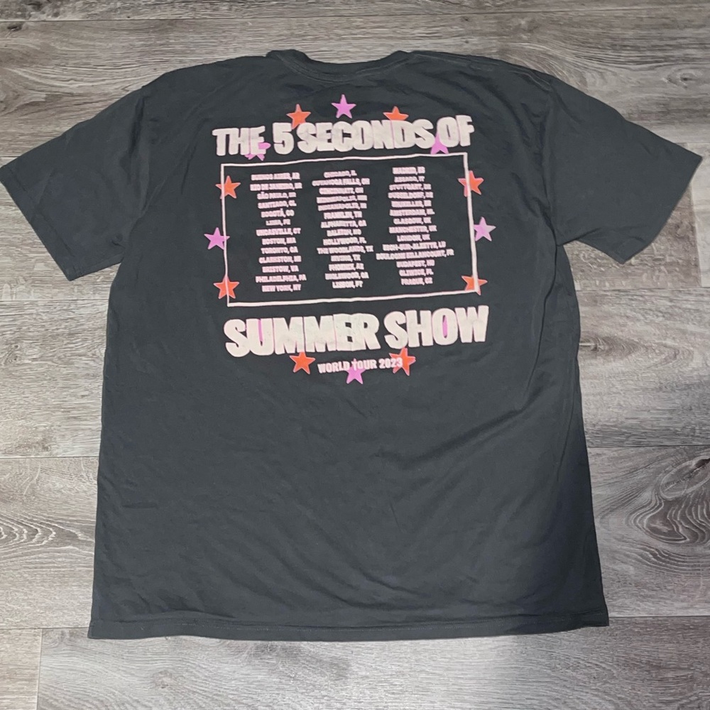 The 5 Seconds of Summer Summer Show Tour Tee - Picture 2 of 5